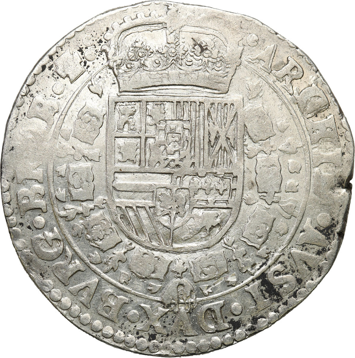 Niderlandy hiszpańskie, Filip IV (1621-1665). Patagon 1655, Antwerpia